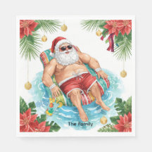 Julpoolfest med Tomte