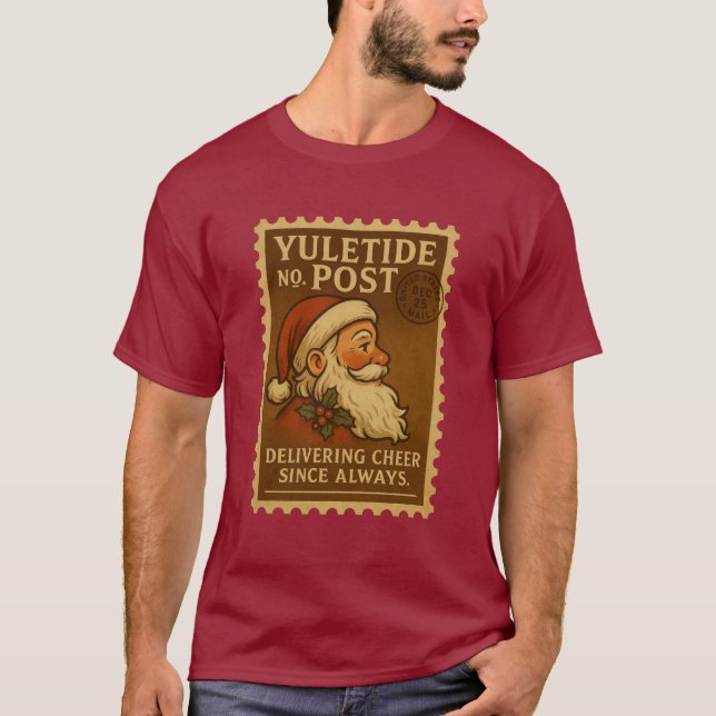 Julpost Nr 25 T Shirt (Framsida)