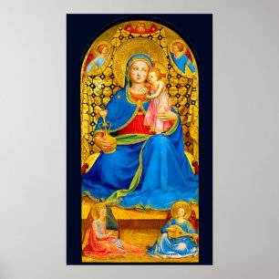 JulPoster med Madonna och barn Poster