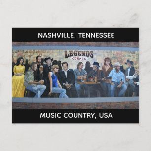 Julpostkort från Nashville, Tennessee Helg Vykort
