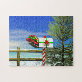 Julpostlåda Pussel
