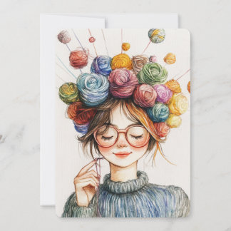 Julprat i Krona Knitter, fredliga leksaker Julkort