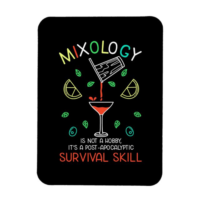 Julpresent | Bartender Mixologist Magnet (Vertikal)