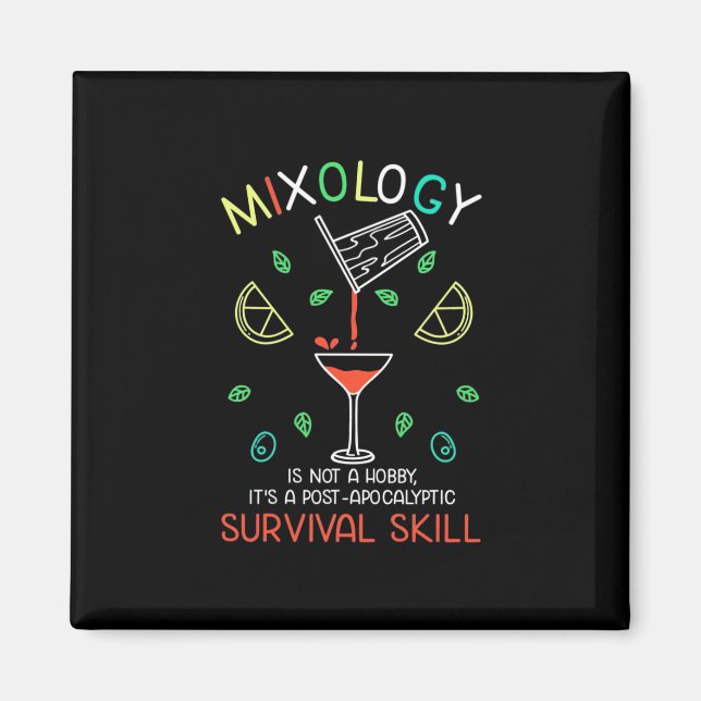 Julpresent | Bartender Mixologist Magnet (Framsidan)