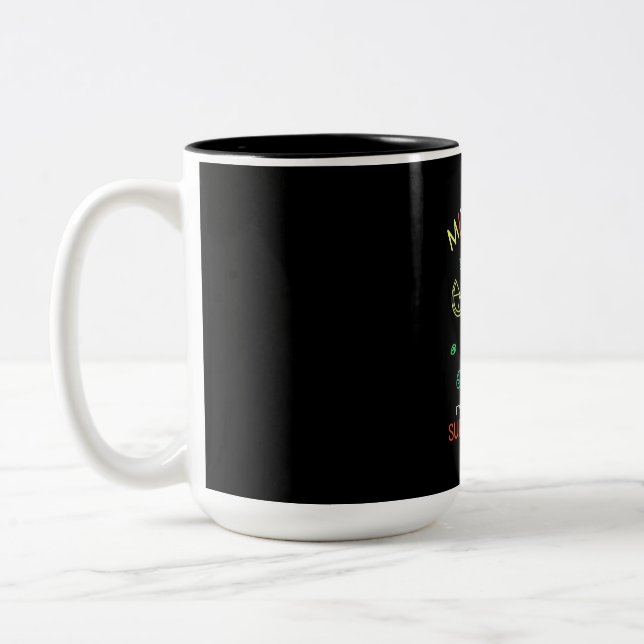 Julpresent | Bartender Mixologist Två-Tonad Mugg (Vänster)