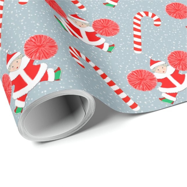 Julpresent för Cheerleader Presentpapper (Rullad Hörn)