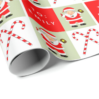 Julpresent för flickors softboll presentpapper