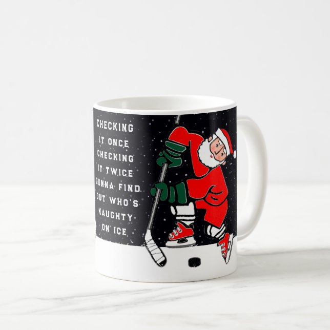 Julpresent för hockey kaffemugg (Framsida höger)