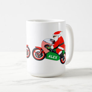 Julpresent för motorcykelåkare kaffemugg