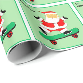Julpresent för skateboard presentpapper