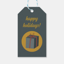 Julpresent Förpackningsetikett Presentetikett