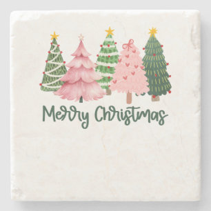 Julpresent Glad julgran Stenunderlägg