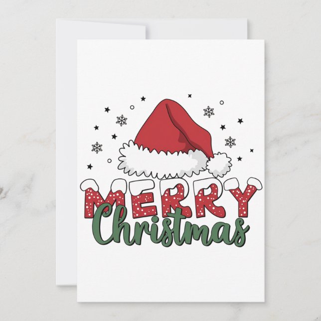 Julpresent God Jul Inbjudningar (Framsida)