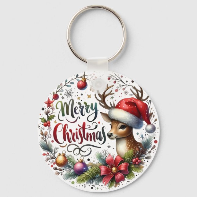 Julpresent God Jul Nyckelring (Framsida)