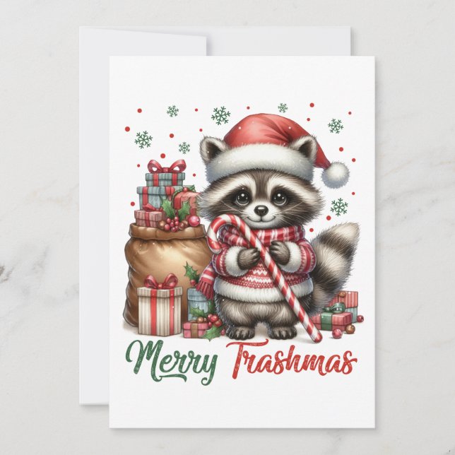 Julpresent God Julskräp Julkort (Framsida)