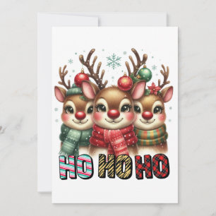 Julpresent Ho Ho Ho Julkort