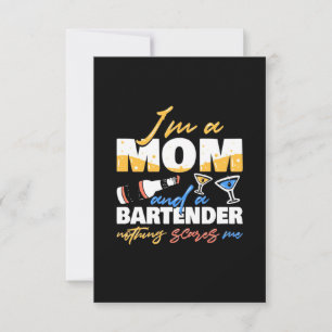 Julpresent Jag Är En Mamma Och En Bartender OSA Kort