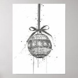 Julpresent Julprydnad Poster