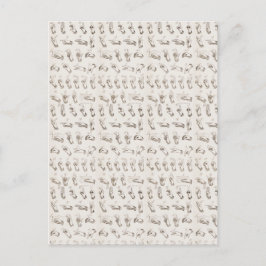 Julpresent med gammalt ASL-tecken Vykort