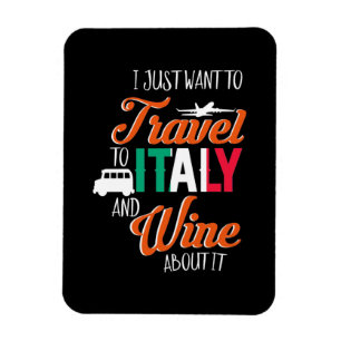 Julpresent Resa till Italien och prata om vin Magnet