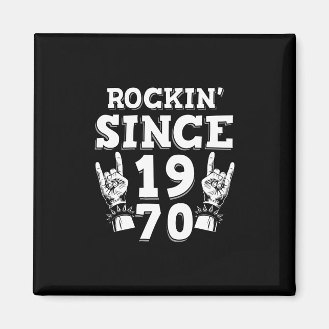 Julpresent | Rockar Sedan 1970 Magnet (Framsidan)