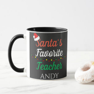 Julpresent Tacksamhetsgåva till lärare Xmas uppska Mugg
