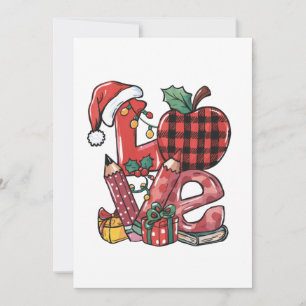 Julpresent till lärare God Jul Kärlek Inbjudningar