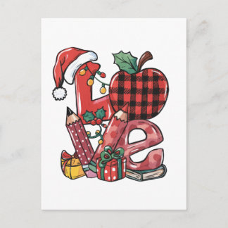 Julpresent till lärare | God Jul Kärlek Vykort