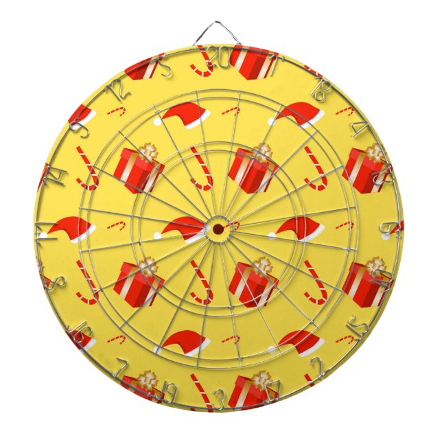 Julpresentboxen Santa candy cane Darttavla (Framsidan)