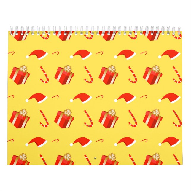 Julpresentboxen Santa candy cane Kalender (Omslag)