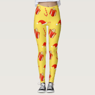 Julpresentboxen Santa candy cane Leggings