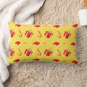 Julpresentboxen Santa candy cane Lumbarkudde