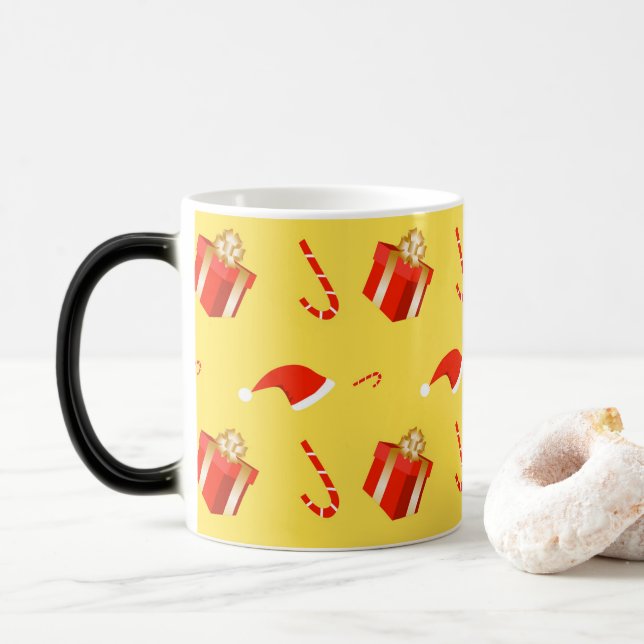 Julpresentboxen Santa candy cane Magisk Mugg (Med munk)