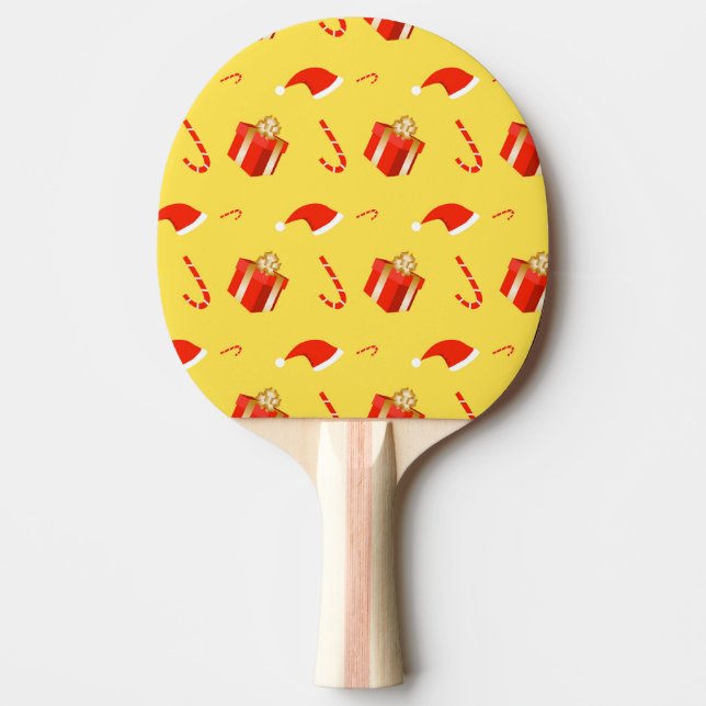 Julpresentboxen Santa candy cane Pingisracket (Framsidan)