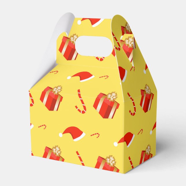 Julpresentboxen Santa candy cane Presentaskar (Framsidan Sidan)