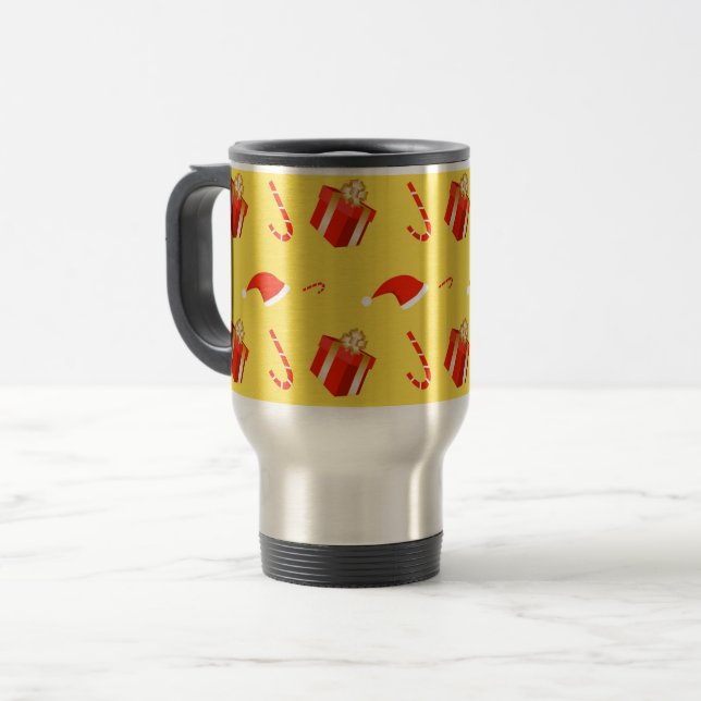 Julpresentboxen Santa candy cane Resemugg (Framsida vänster)