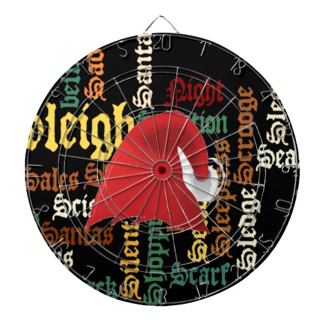 Julpresenten har en trevlig dag och en bättre natt darttavla (Framsidan)