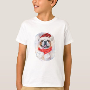 Julpresenter för engelsk bulldog ägare t shirt