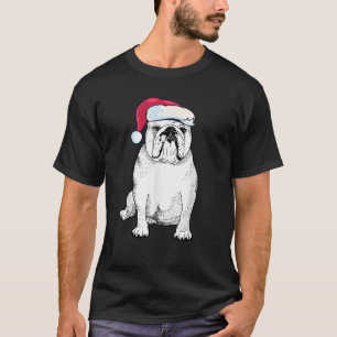 Julpresenter för engelsk bulldog för hundägare t shirt