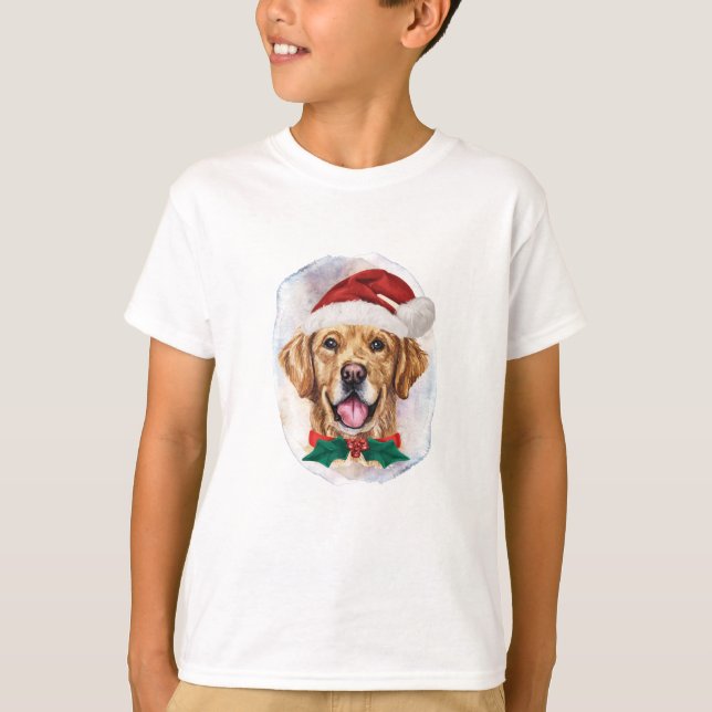 Julpresenter för Golden Retriever-ägare T Shirt (Framsida)
