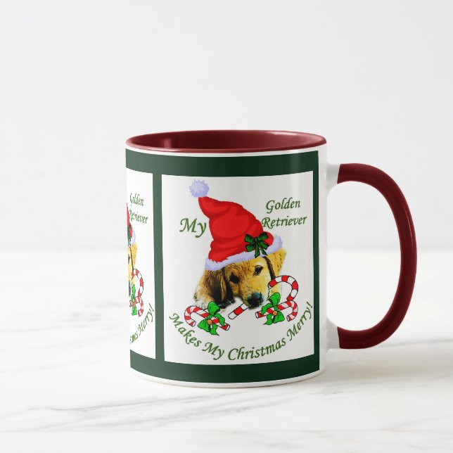 Julpresenter för Golden Retriever Mugg (Höger)