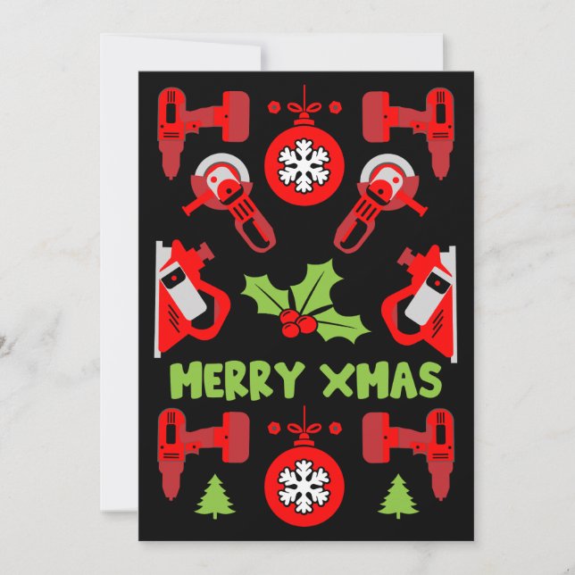 Julpresenter för hemförbättring julkort (Framsida)