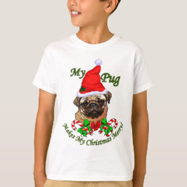 Julpresenter för Pug Älskare T-shirt