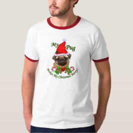 Julpresenter för Pug Älskare T Shirt