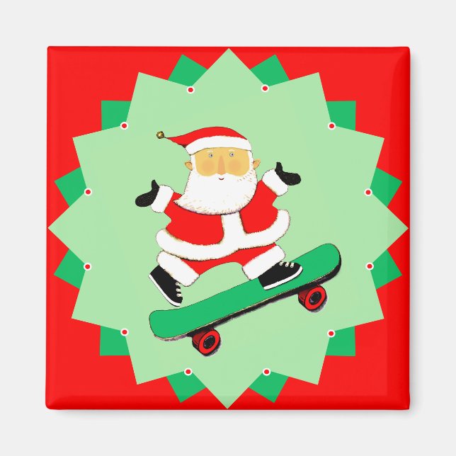 Julpresenter för skateboard - strumpor att fylla magnet (Framsidan)