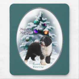 Julpresenter för spanska Vatten Hund Musmatta