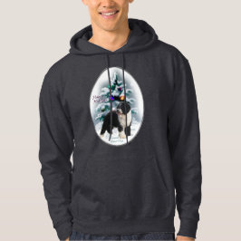 Julpresenter för spanska Vatten Hund Sweatshirt Med Luva