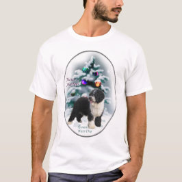 Julpresenter för spanska Vatten Hund Tee