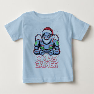 Julpresenter för spelare Cyber Santa Robot Xmas Sp T Shirt