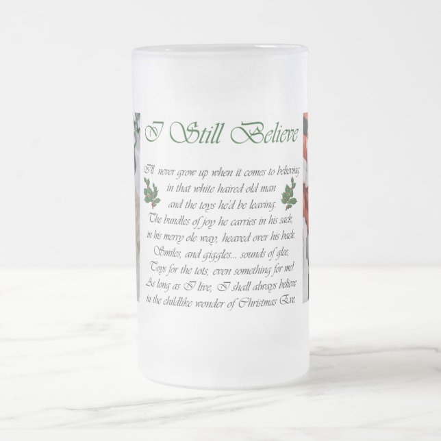 Julpresenter för tyska Wirehar-pekare Frostat Ölglas (Center)